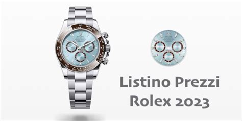 orologi di pregio rolex|listino prezzi rolex 2023.